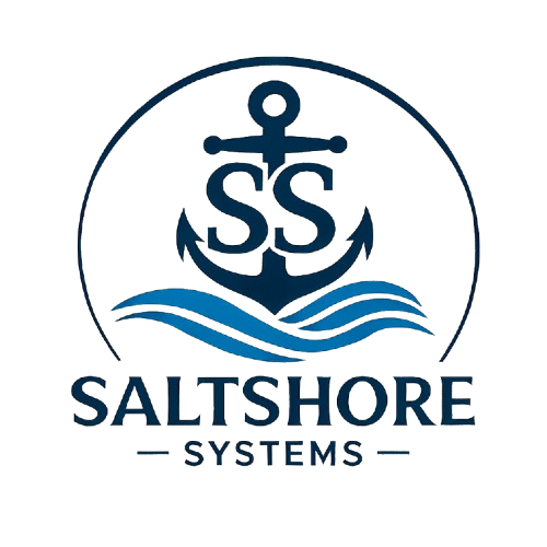 SaltShore Systems circular anchor logo